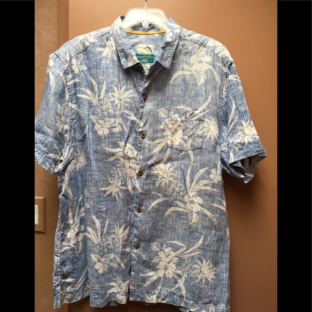 Men’s linen Tommy Bahama short sleeve shirt - Picture 1 of 4
